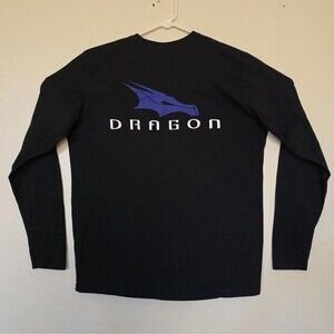 SpaceX Dragon XL Long Sleeve T-Shirt Spacecraft Space Program NASA Elon Musk